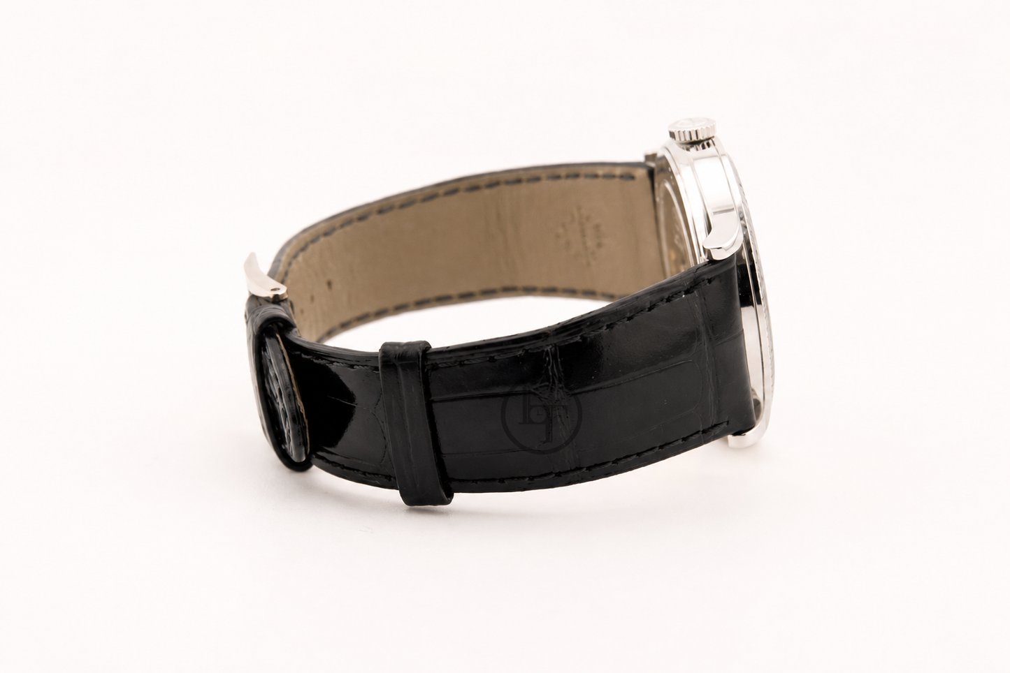 Patek Philippe 38mm Calatrava Watch Black Dial 5297G