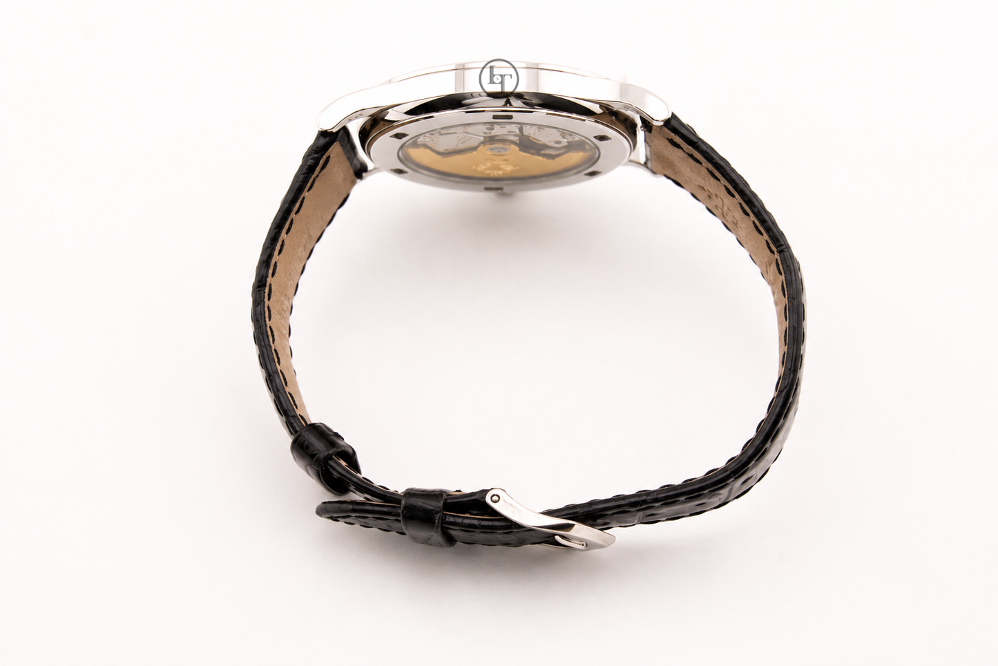 Patek Philippe 38mm Calatrava Watch Black Dial 5297G