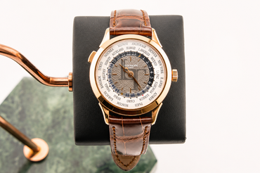 Patek Philippe Complications World Time Rose Gold 38.5 mm Charcoal Gray Dial - 5230R-001