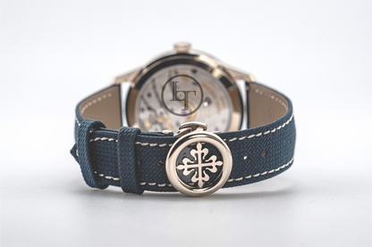 Patek Philippe Calatrava 41mm White Gold Blue Dial Calfskin Strap - 5328G-001 - 2025