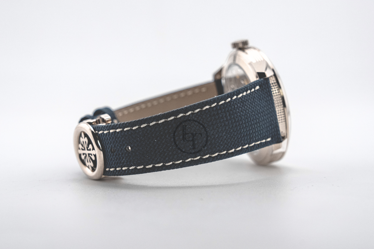 Patek Philippe Calatrava 41mm White Gold Blue Dial Calfskin Strap - 5328G-001 - 2025