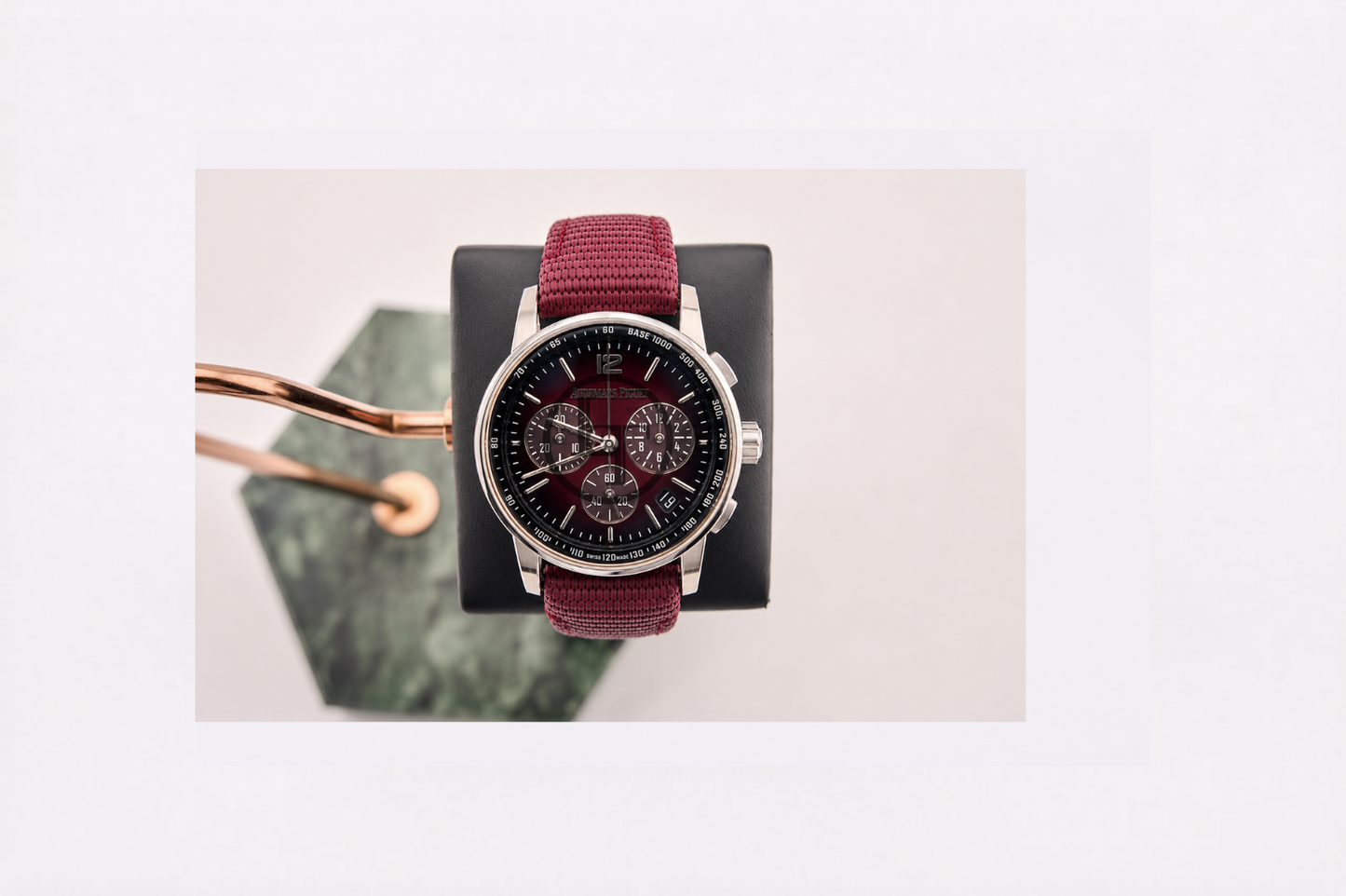 Audemars Piguet Code 11.59 Selfwinding 41mm White Gold Burgundy Dial - 15210BC.OO.A500KB.01