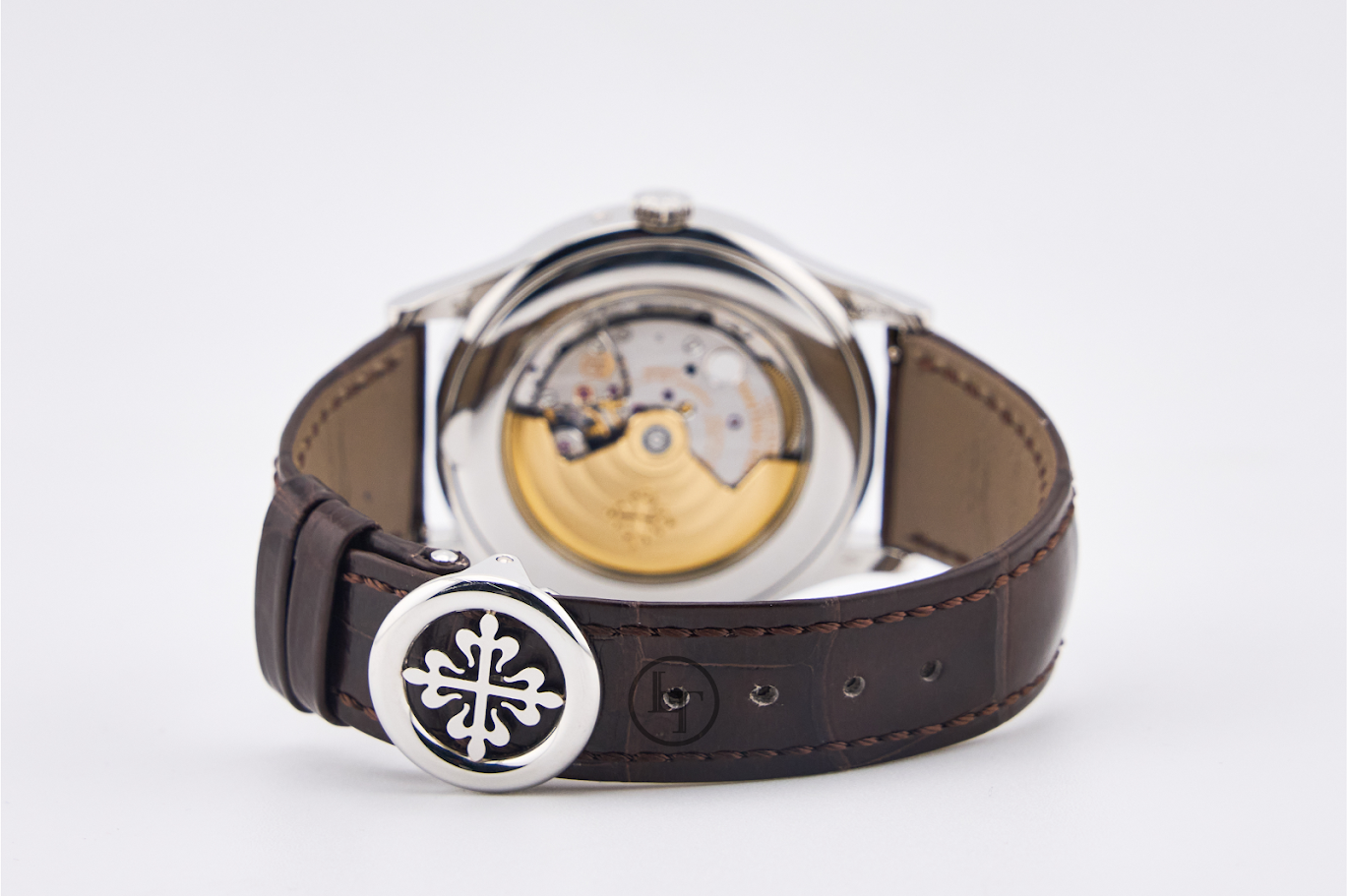 Patek Philippe Grand Complications Perpetual Calendar Day-Date Moon Phase 39.5mm Honey Brown Index Platinum Leather Automatic - 5496P-014