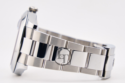 Rolex Datejust 41 Stainless Steel Blue Roman Dial Smooth Bezel Oyster Bracelet 126300 -
