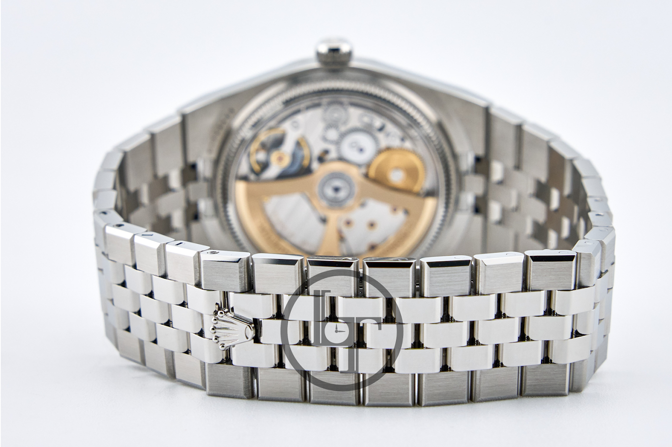 Rolex Land-Dweller 36 White Gold Oystersteel Intense White Honeycomb Motif Dial Fluted Bezel Flat Jubilee Bracelet 127234 - 2025