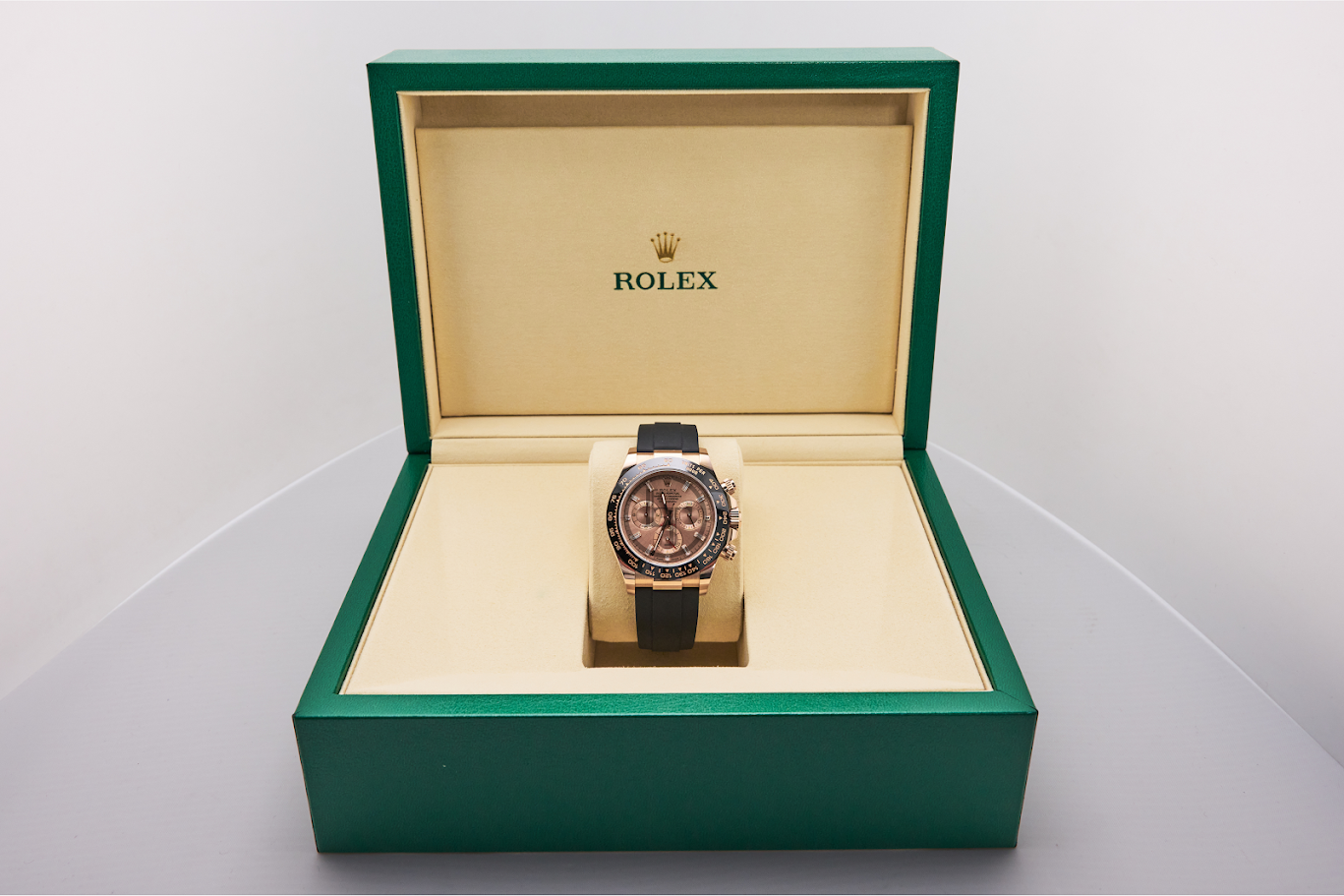 Rolex Everose Gold Cosmograph Daytona 40 Watch - Pink Diamond Dial - 116515LN pdof