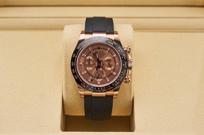 Rolex Everose Gold Cosmograph Daytona 40 Watch - Pink Diamond Dial - 116515LN pdof
