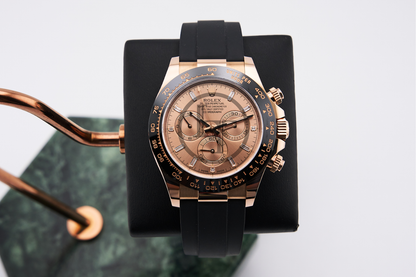 Rolex Everose Gold Cosmograph Daytona 40 Watch - Pink Diamond Dial - 116515LN pdof
