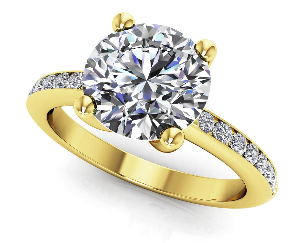 A Dream Come True Engagement Diamond Ring Diamond with 0.96 ct. (0.75 ct. center diamond) - Luxury Time NYC