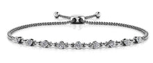 Load image into Gallery viewer, Adjustable Diamond And Chain Link Slider Diamond Bracelet with 0.54 ct.(finished) 2.5mm - Luxury Time NYC