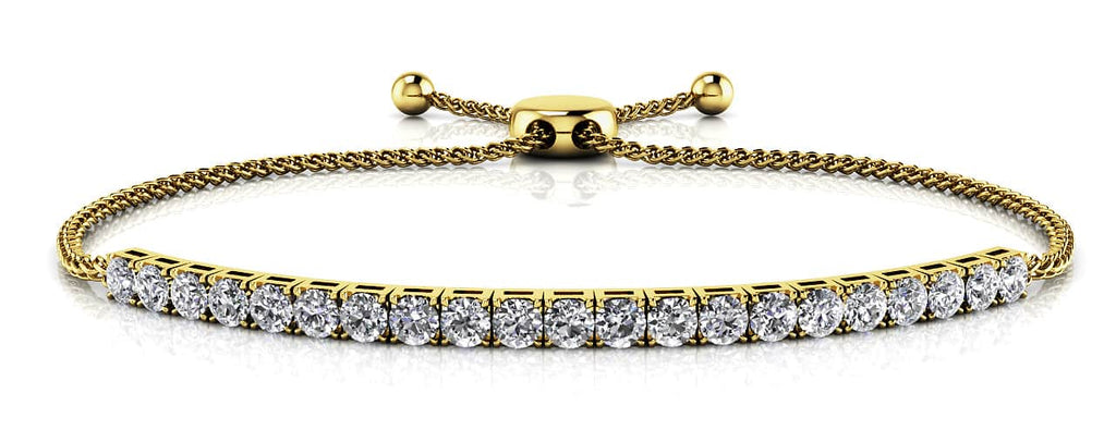 Adjustable Diamond Dreams Lab - Grown Diamond Bracelet with 1.79 ct.(finished) 2.75mm - Luxury Time NYC