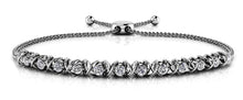 Load image into Gallery viewer, Adjustable X Link Diamond Bracelet with 0.42 ct.(finished) 1.8mm - Luxury Time NYC