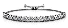 Load image into Gallery viewer, Adjustable Xoxo Lab - Grown Diamond Bracelet with 0.39 ct.(finished) 2mm - Luxury Time NYC