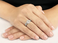 Load image into Gallery viewer, Adoring Love Wedding Set Diamond with 1.08 ct. (0.50 ct. center diamond) - Luxury Time NYC