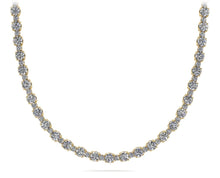 Load image into Gallery viewer, Affectionately Yours Diamond Tennis Lab - Grown Diamond Necklace with 14.91 ct.(finished) 2mm, 3.6mm - Luxury Time NYC