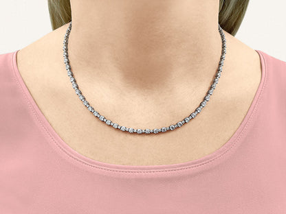 Affectionately Yours Diamond Tennis Lab - Grown Diamond Necklace with 14.91 ct.(finished) 2mm, 3.6mm - Luxury Time NYC