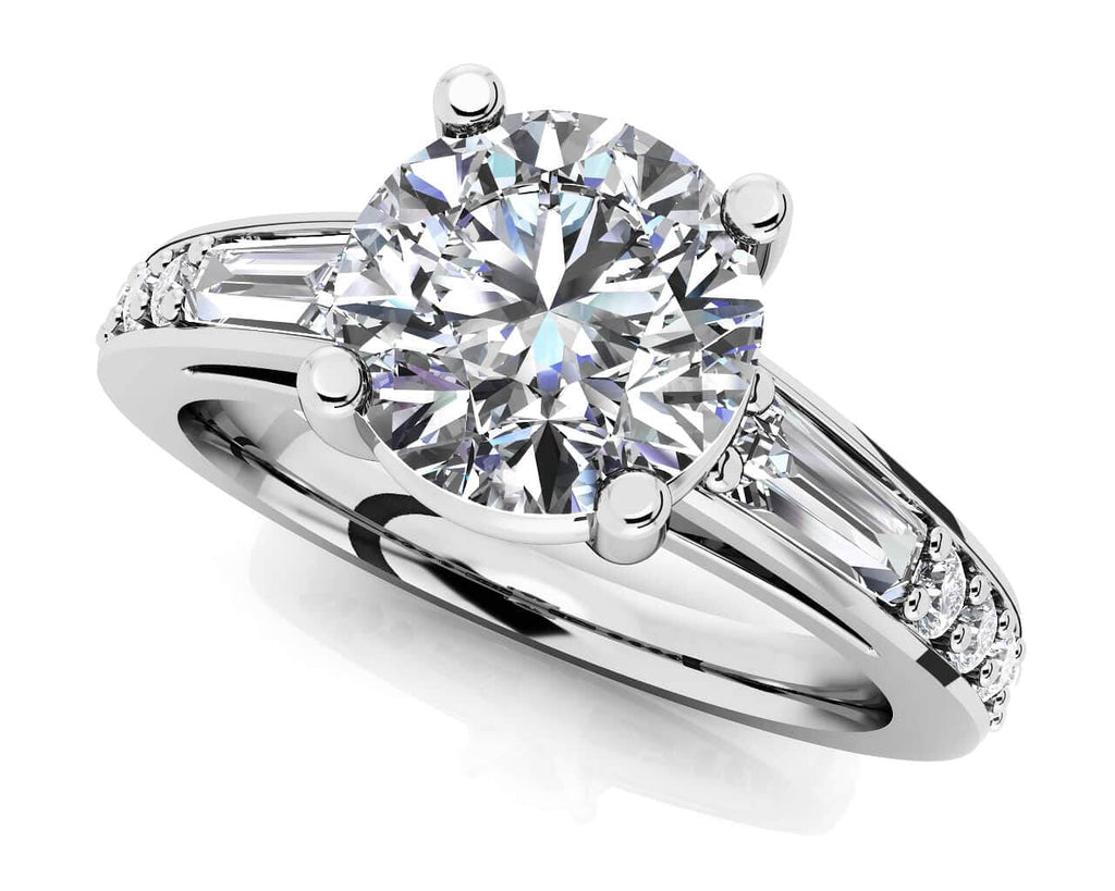 Alluring Diamond Engagement Ring with 1.06 ct. (0.50 ct. center diamond) - Luxury Time NYC