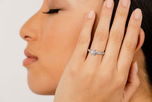 Load image into Gallery viewer, Alluring Diamond Engagement Ring with 1.06 ct. (0.50 ct. center diamond) - Luxury Time NYC