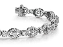 Load image into Gallery viewer, Almond Link Diamond Bracelet with 5.70 ct.(finished) 1.3mm, 3.2mm - Luxury Time NYC