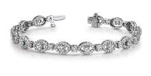 Load image into Gallery viewer, Almond Link Diamond Bracelet with 6.89 ct.(finished) 1.5mm, 3.5mm - Luxury Time NYC