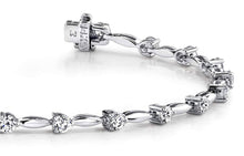 Load image into Gallery viewer, Alternating Diamond Drop Diamond Bracelet with 1.08 ct.(finished) 2.3mm - Luxury Time NYC