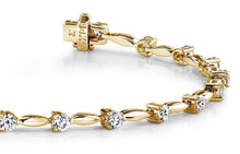 Load image into Gallery viewer, Alternating Diamond Drop Diamond Bracelet with 3.06 ct.(finished) 3.6mm - Luxury Time NYC