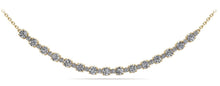 Load image into Gallery viewer, Alternating Diamond Tennis Diamond Necklace with 1.41 ct.(finished) 1.4mm, 2.6mm - Luxury Time NYC