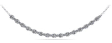 Load image into Gallery viewer, Alternating Diamond Tennis Diamond Necklace with 1.41 ct.(finished) 1.4mm, 2.6mm - Luxury Time NYC