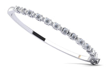 Load image into Gallery viewer, Alternating Diamonds Bangle Diamond with 1.55 ct.(finished) 1.7mm, 3mm - Luxury Time NYC