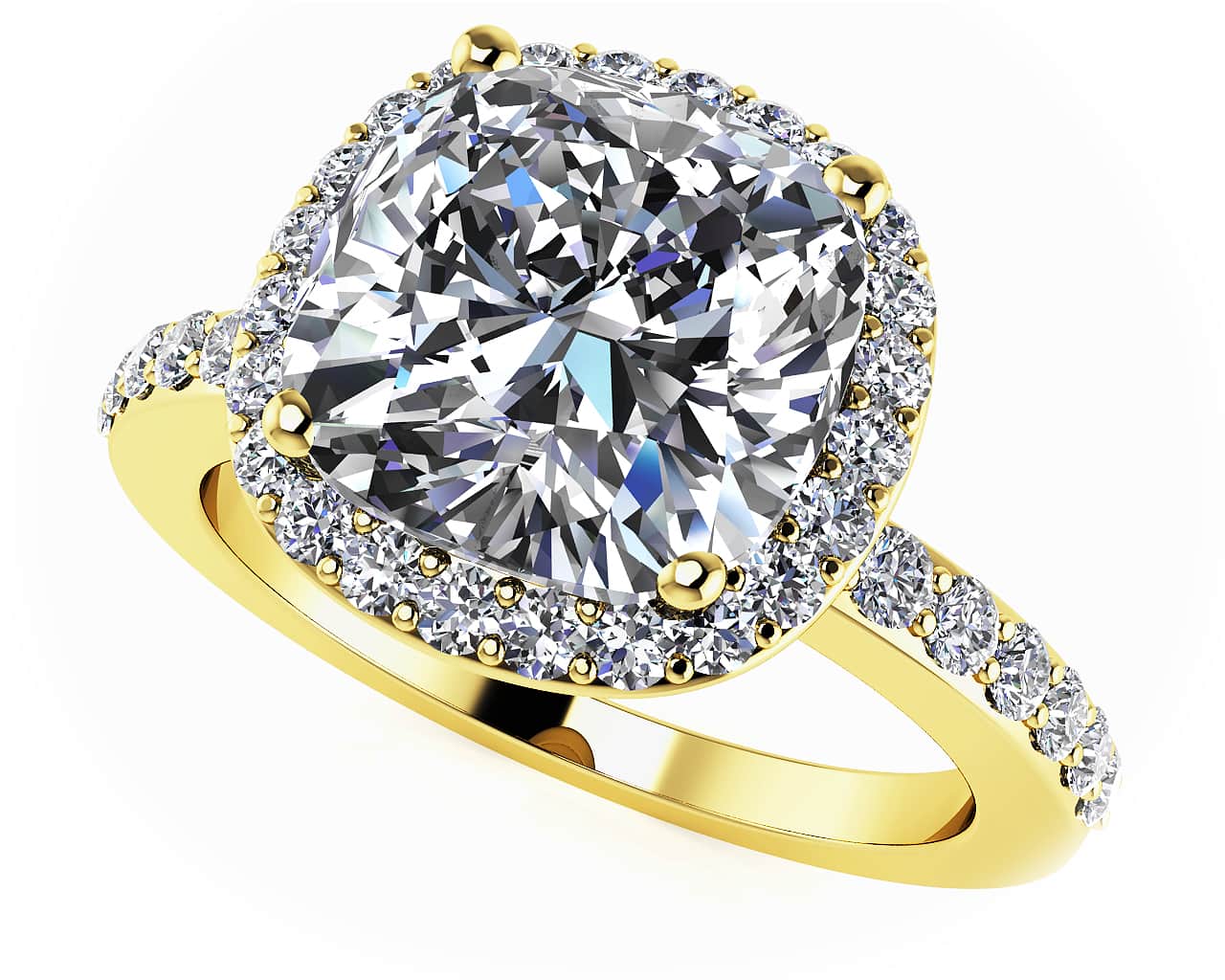 Always Yours Lab - Grown Diamond Engagement Ring with 2.37 ct. (2.00 ct. center diamond) - Luxury Time NYC