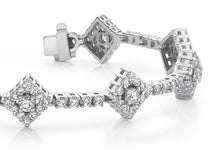 Load image into Gallery viewer, Art Deco Diamond Link Bracelet Lab - Grown Diamond with 4.51 ct.(finished) 1.7mm, 2mm, 3mm - Luxury Time NYC