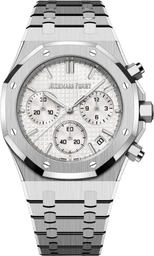 Audemars Piguet 41mm Royal Oak Chronograph Stainless Steel Silver Dial | 26240ST.OO.1320ST.07 - Luxury Time NYC