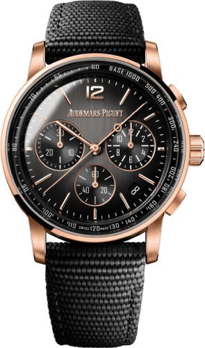 Audemars Piguet Code 11.59 Chronograph 41mm Rose Gold/Ceramic Grey Dial | 26393NR.OO.A002KB.01 - Luxury Time NYC