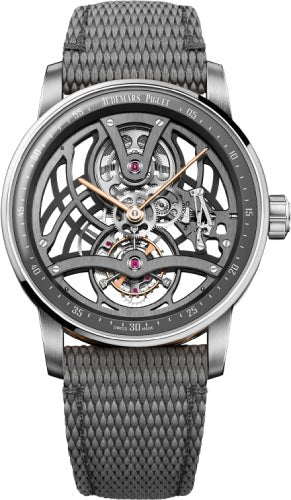 Audemars Piguet Code 11.59 Tourbillon 41mm Openworked White/Rose Gold Skeleton Dial | 26600CR.OO.D009KB.01 - Luxury Time NYC