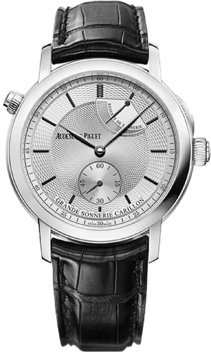 Audemars Piguet Jules Audemars Grande Sonnerie Carillon 39mm Rhodium Guilloche Index Platinum Leather | 26344PT.OO.D002CR.01 - Luxury Time NYC