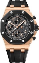 Load image into Gallery viewer, Audemars Piguet Offshore Chronograph Pink Rose Gold Rubber Bezel 42mm Black Dial | 26238OK.OO.A002CA.01 - Luxury Time NYC