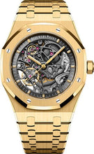 Load image into Gallery viewer, Audemars Piguet Royal 41mm Oak Double Balance Wheel Openworked Yellow Gold | 15407BA.OO.1220BA.01 - Luxury Time NYC