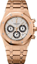 Load image into Gallery viewer, Audemars Piguet Royal Oak 39mm Chronograph Rose Gold White Index/Black Subdial &amp; Bracelet - 25960OR.OO.1185OR.02 - Luxury Time NYC