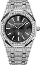 Load image into Gallery viewer, Audemars Piguet Royal Oak 39mm Extra - Thin White Gold/Diamond Light Blue Dial | 15202BC.ZZ.1241BC.03 - Luxury Time NYC