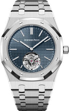 Load image into Gallery viewer, Audemars Piguet Royal Oak 39mm Flying Tourbillion Extra - Thin &quot;50th Anniversary&quot; Stainless Steel Blue Dial - 26670ST.OO.1240ST.01 - Luxury Time NYC