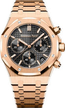 Load image into Gallery viewer, Audemars Piguet Royal Oak 41mm Chronograph Rose Gold Black Dial | 26240OR.OO.1320OR.06 - Luxury Time NYC