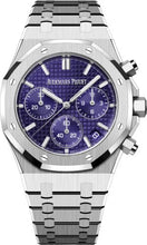 Load image into Gallery viewer, Audemars Piguet Royal Oak 41mm Chronograph White Gold Purple Dial - 26240BC.OO.1320BC.01 - Luxury Time NYC