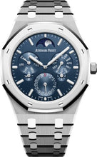 Load image into Gallery viewer, Audemars Piguet Royal Oak 41mm Perpetual Calendar Ultra - Thin Titanium Platinum Bezel Blue Dial - 26586IP.OO.1240IP.01 - Luxury Time NYC