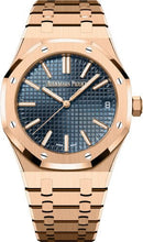 Load image into Gallery viewer, Audemars Piguet Royal Oak 41mm Rose Gold Blue Dial Watch - 15510OR.OO.1320OR.03 - Luxury Time NYC