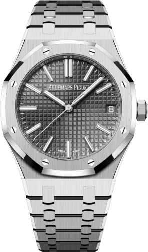 Audemars Piguet Royal Oak 41mm Selfwinding "50th Anniversary" Stainless Steel Grey Dial - 15510ST.OO.1320ST.05 - Luxury Time NYC