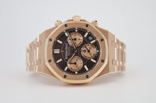 Load image into Gallery viewer, Audemars Piguet Royal Oak 41mm Selfwinding Chronograph Rose Gold Brown Dial Bracelet - 26239OR.OO.1220OR.02 - Luxury Time NYC