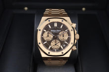 Load image into Gallery viewer, Audemars Piguet Royal Oak 41mm Selfwinding Chronograph Rose Gold Brown Dial Bracelet - 26239OR.OO.1220OR.02 - Luxury Time NYC