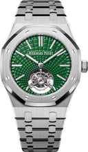 Load image into Gallery viewer, Audemars Piguet Royal Oak 41mm Selfwinding Flying Tourbillon Titanium Green Dial 26534TI.OO.1220TI.01 - Luxury Time NYC