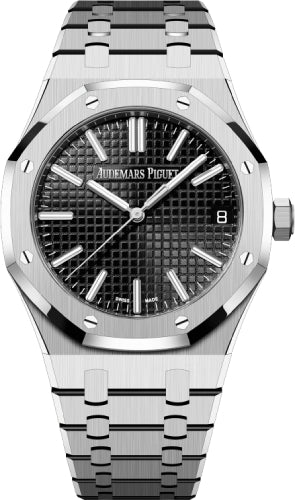 Audemars Piguet Royal Oak 41mm Stainless Steel Black Dial - 15510ST.OO.1320ST.07 - Luxury Time NYC