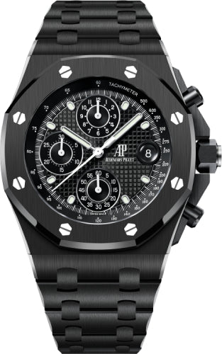 Audemars Piguet Royal Oak 42mm Offshore Chronograph Ceramic Black Dial | 26238CE.OO.1300CE.01 - Luxury Time NYC